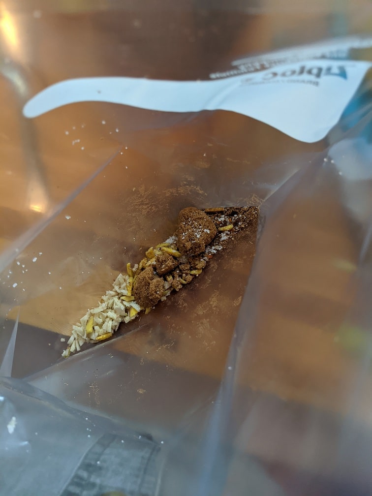 Marinade mixed together in the bag