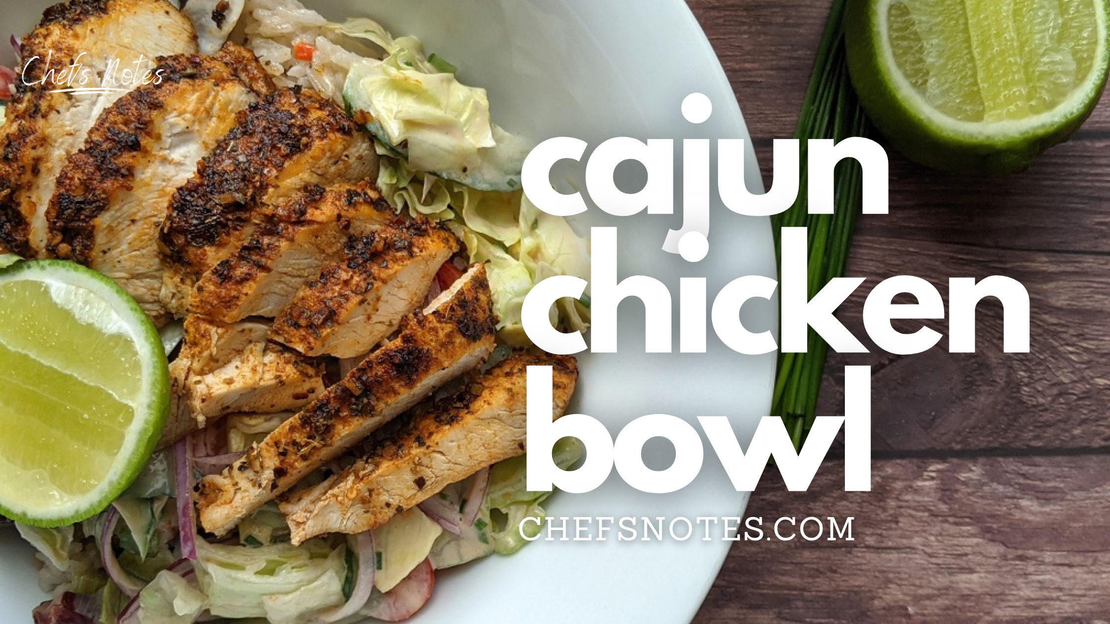 Cajun Chicken Salad And Rice Bowl