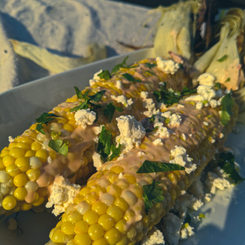 Grilled Corn with Chipotle Lime Mayo