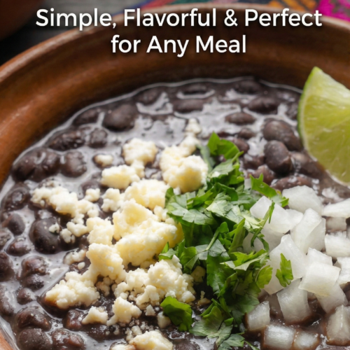 Authentic Mexican Black Beans (Frijoles Negros de Olla)