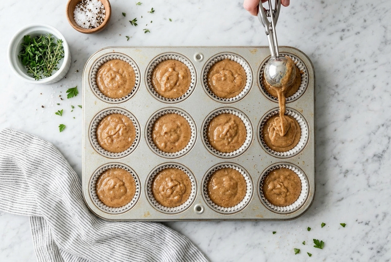 applesauce muffins step 3