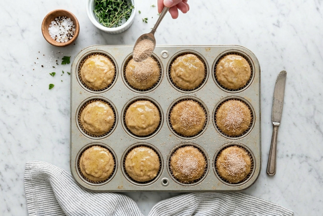 applesauce muffins step 4