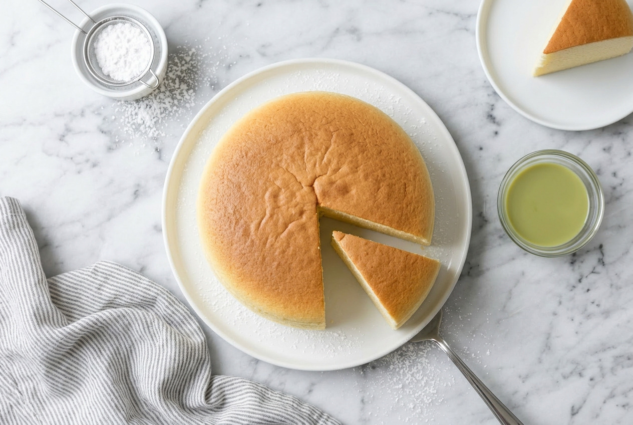 japanese cheesecake step 4