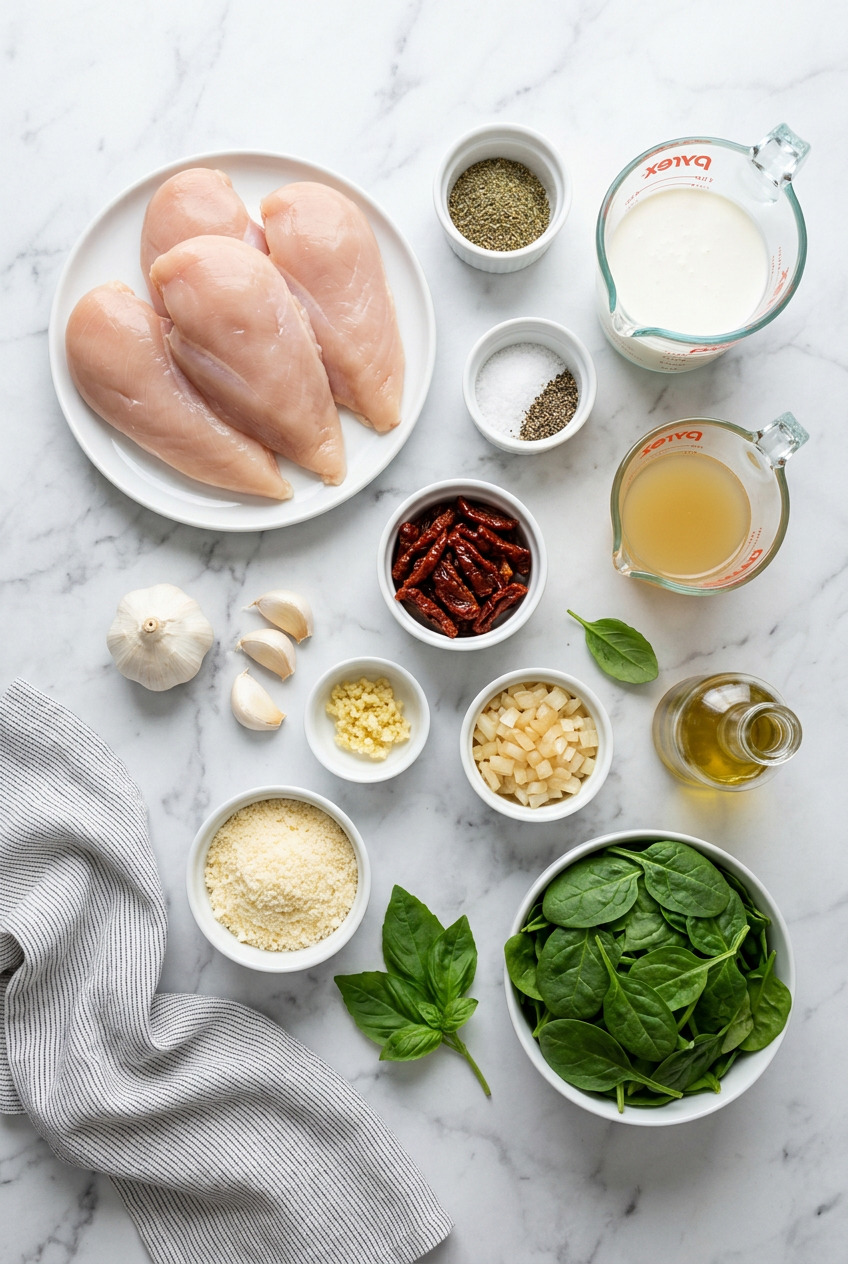 tuscan chicken ingredients