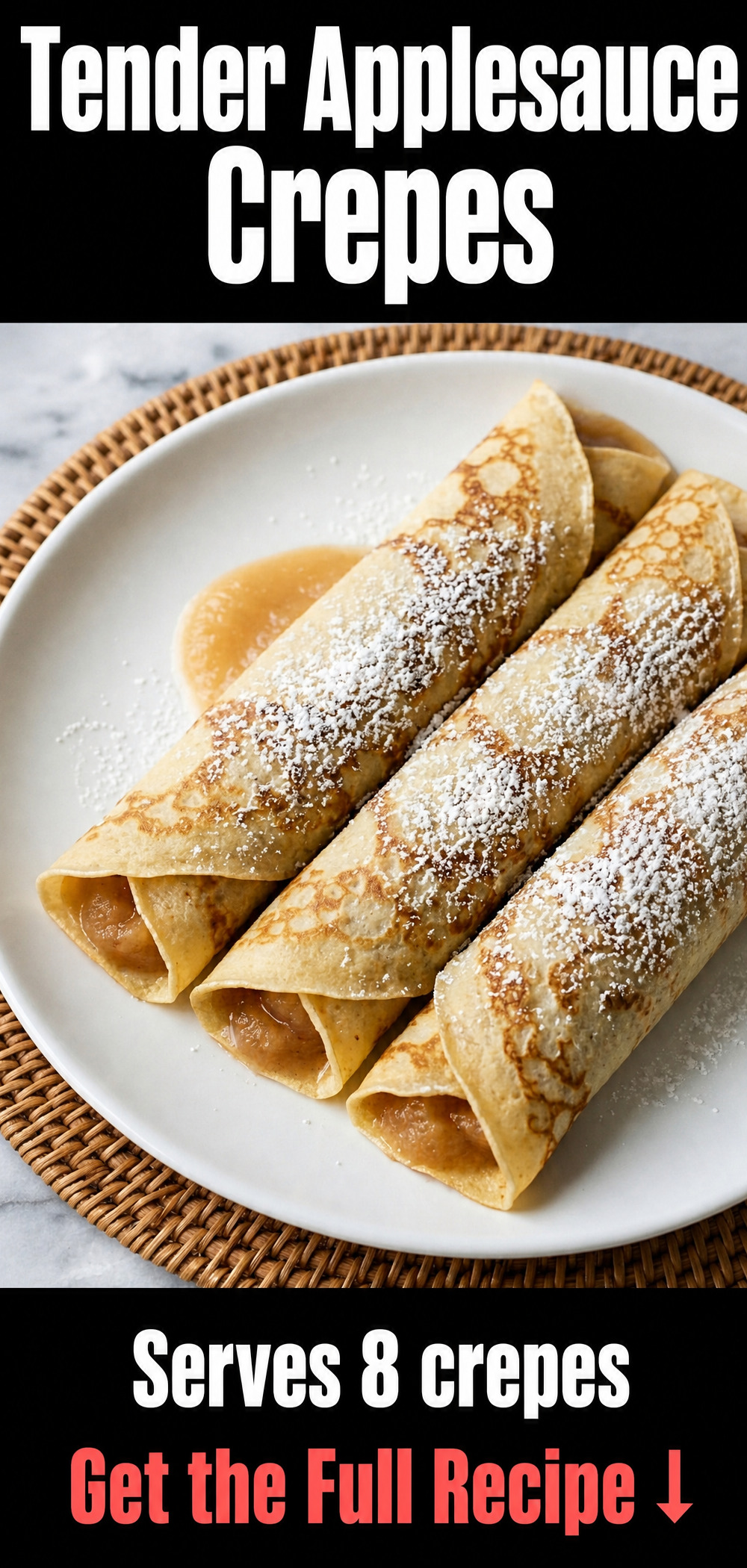 applesauce crepes