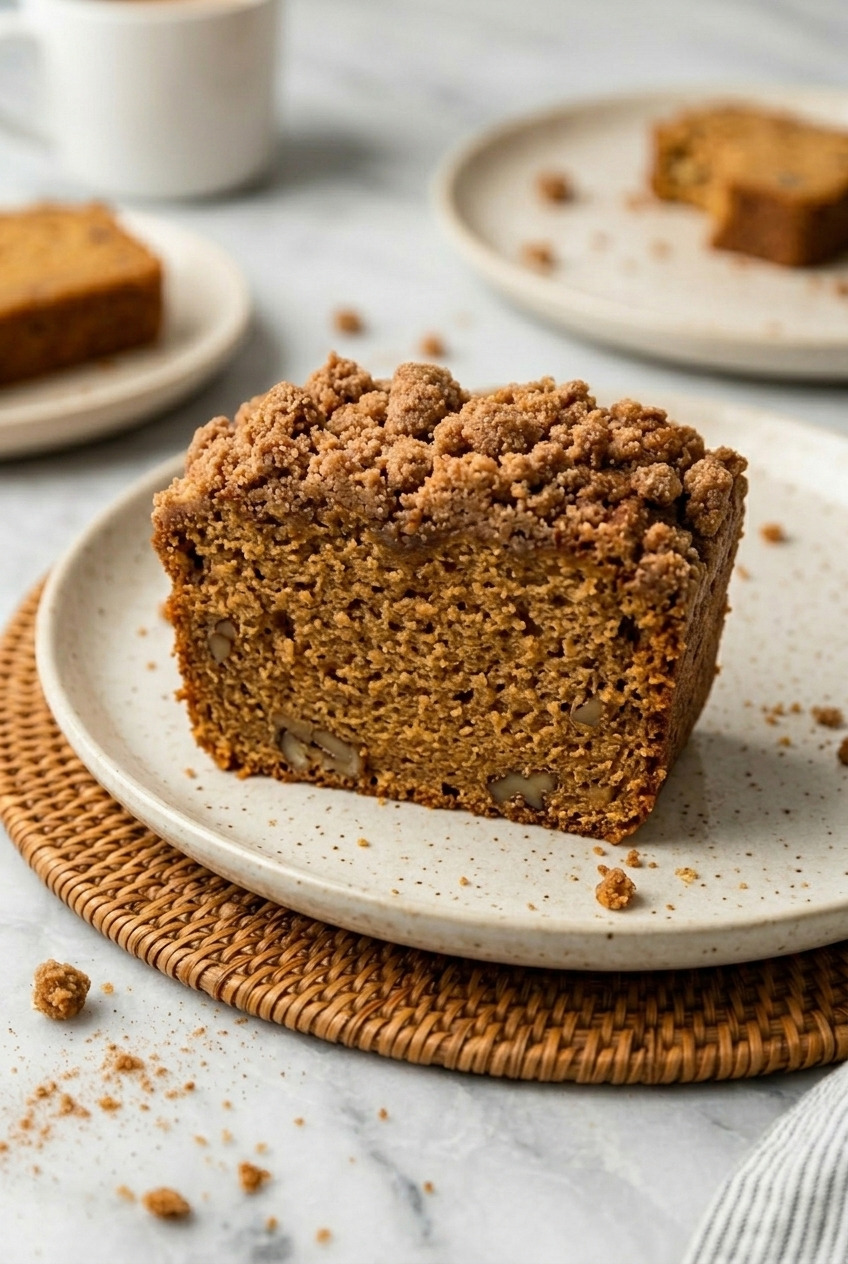 applesauce bread served
