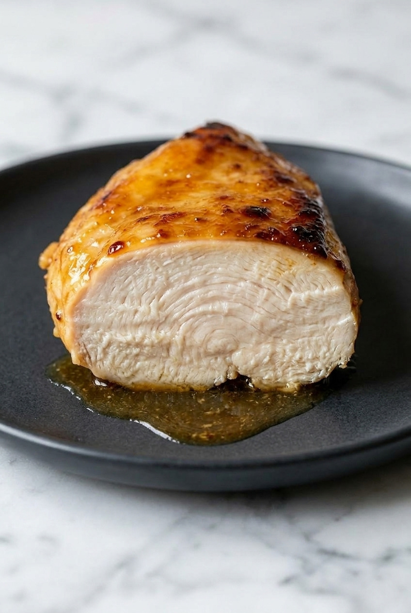 applesauce chicken marinade cross section