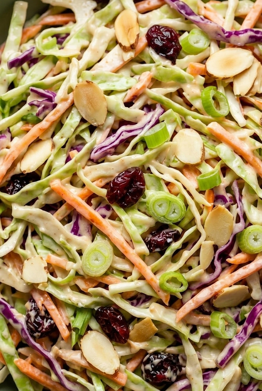 applesauce coleslaw dressing close up
