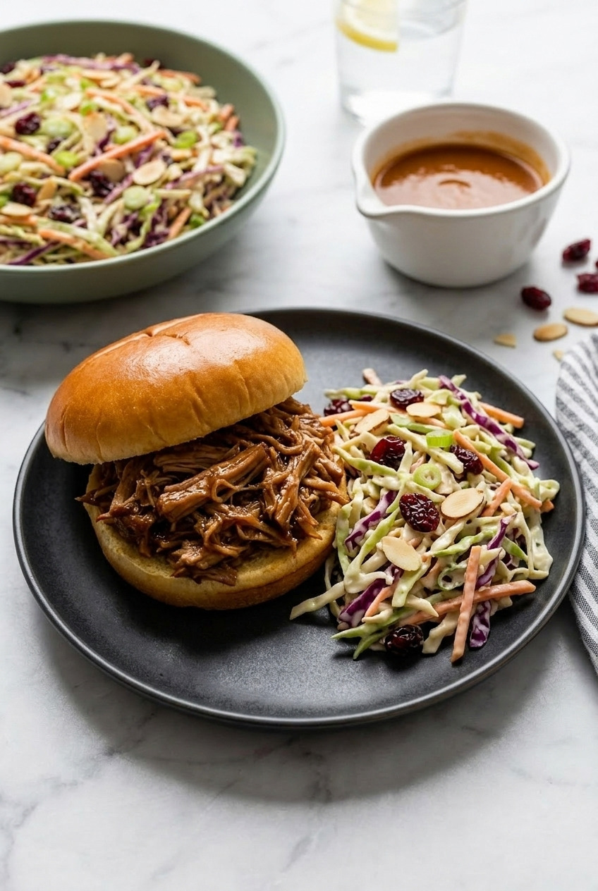 applesauce coleslaw dressing complete meal