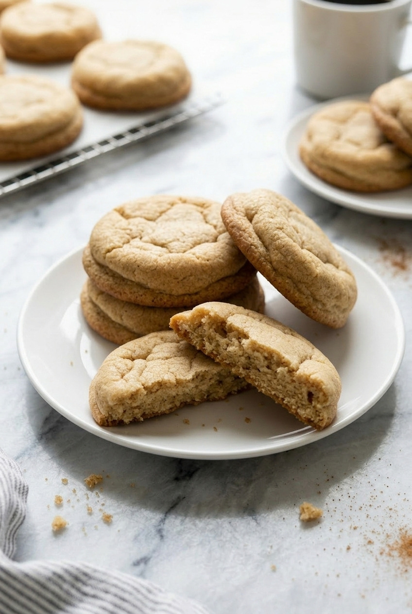 applesauce cookies side view