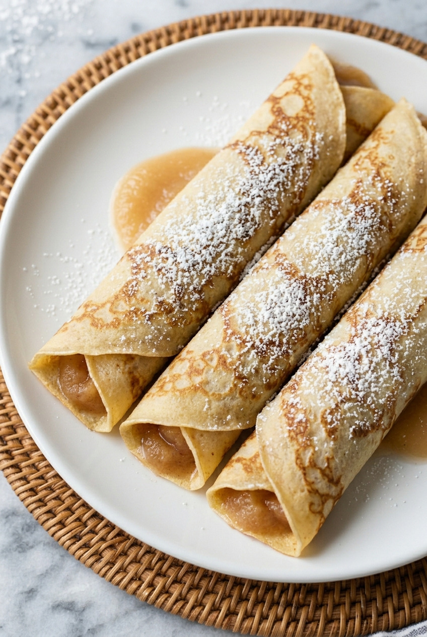 applesauce crepes