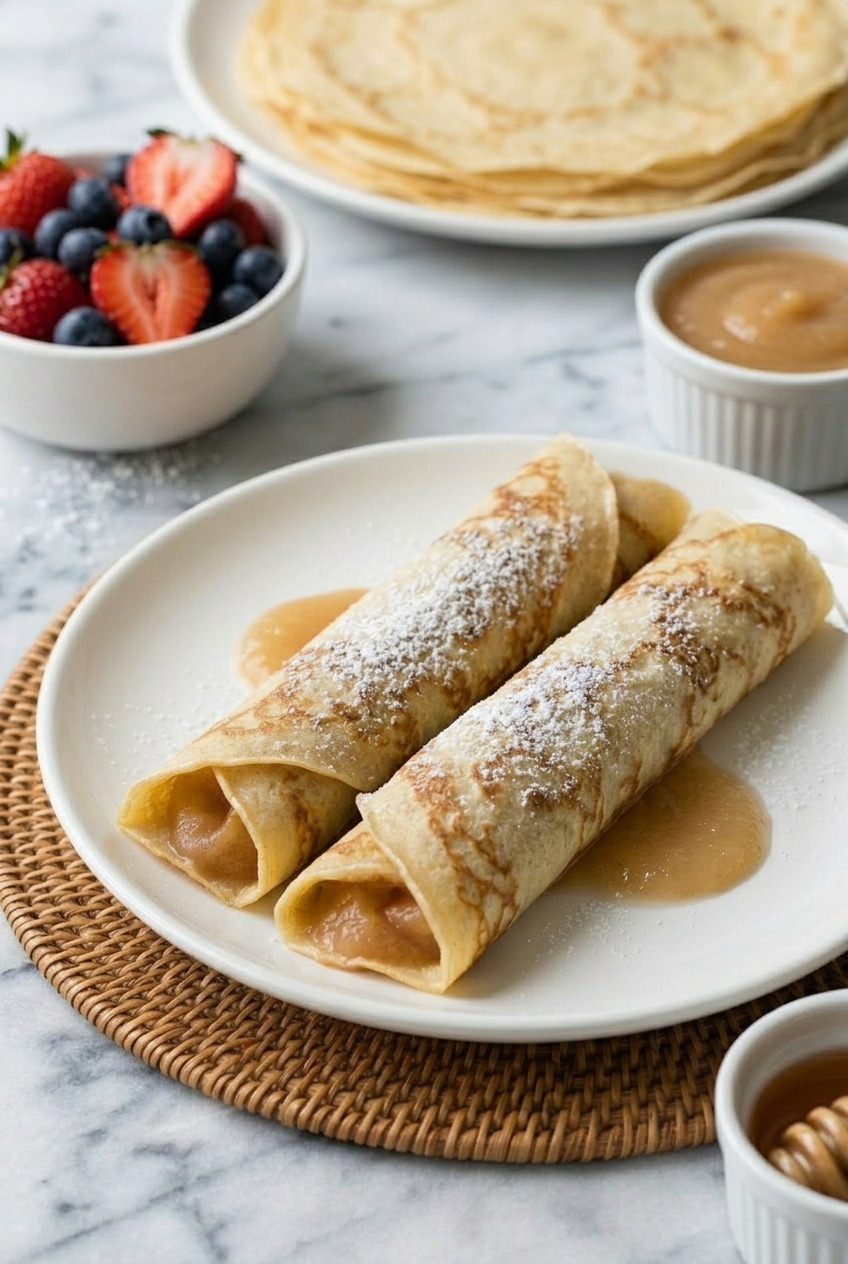 applesauce crepes complete meal