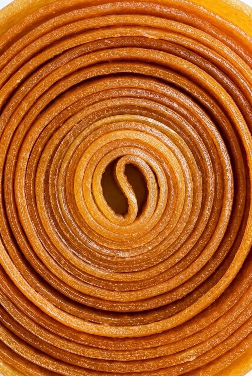 applesauce fruit leather close up