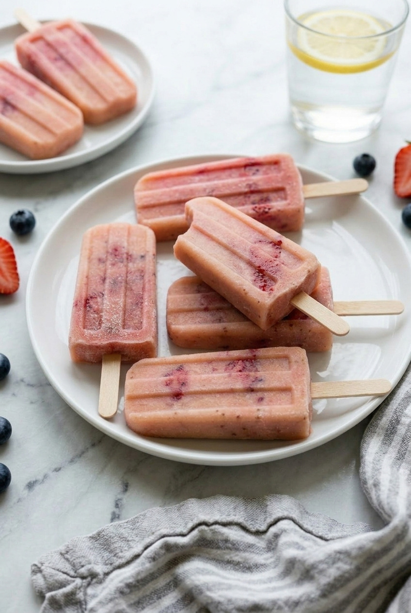 applesauce fruit popsicles dinner scene