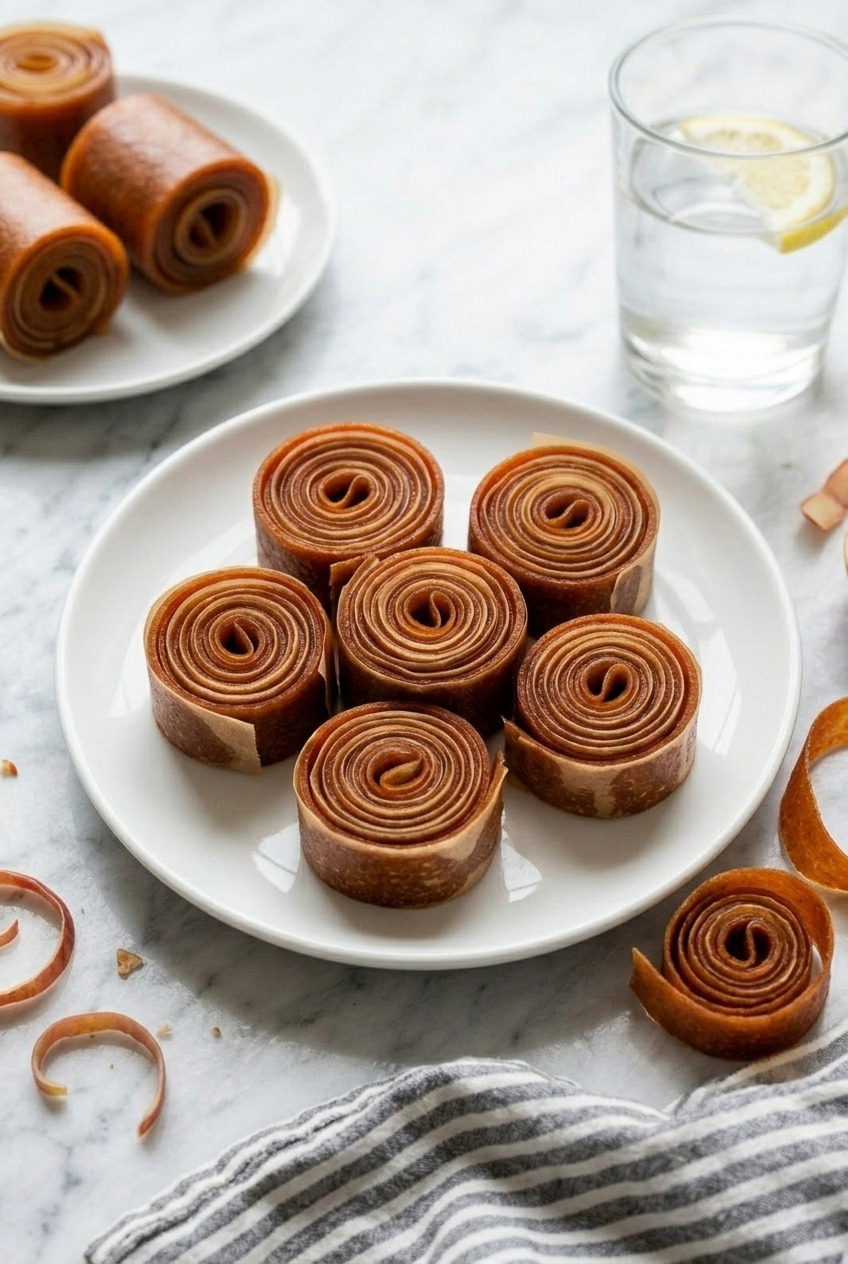 applesauce fruit rollups side view