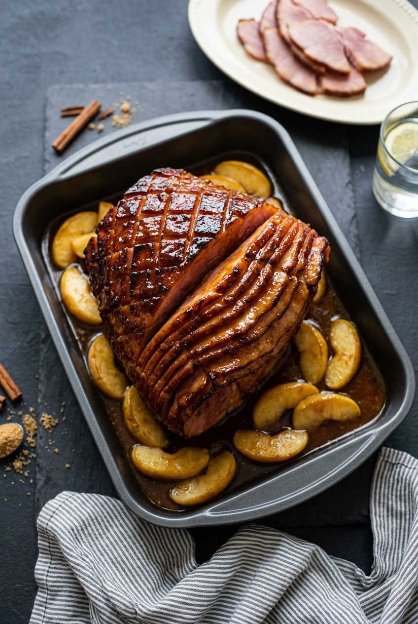 applesauce glazed ham
