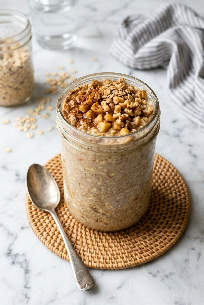 applesauce overnight oats