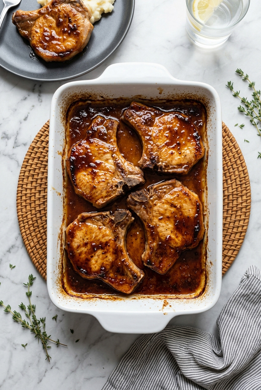 applesauce pork chops