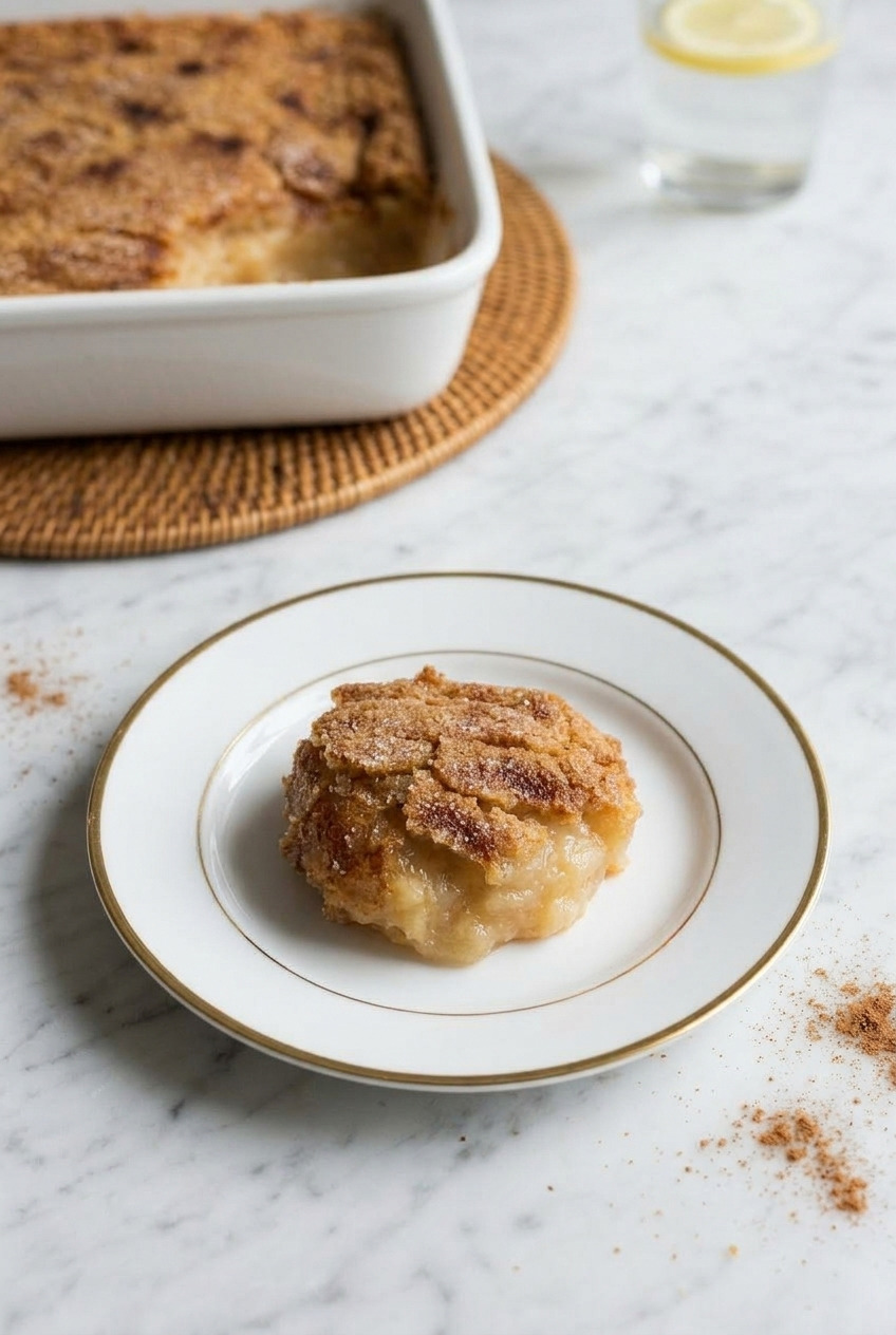 applesauce pudding dinner scene