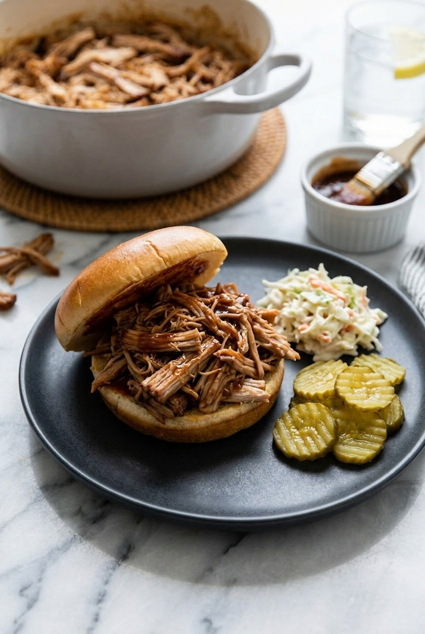 applesauce pulled pork complete meal