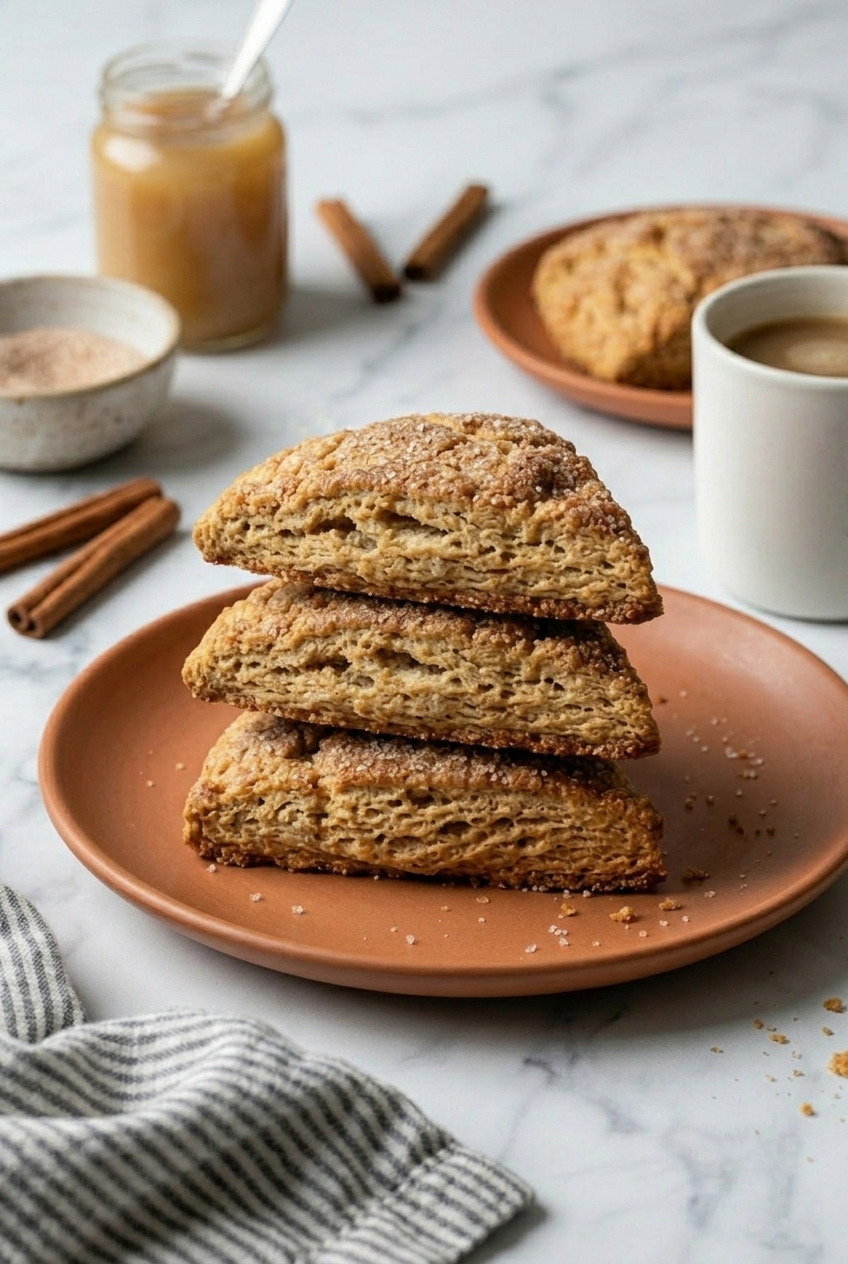 applesauce scones dinner scene