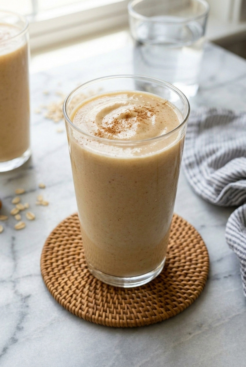 applesauce smoothie side view