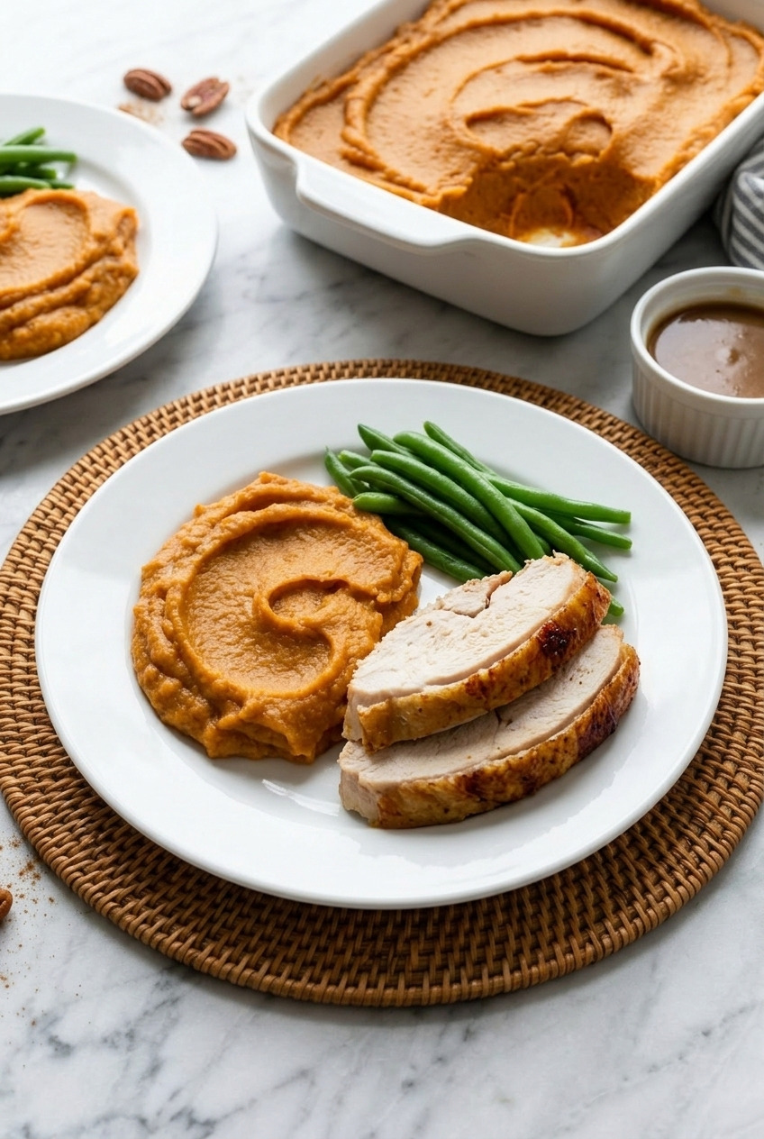 applesauce sweet potato mash complete meal