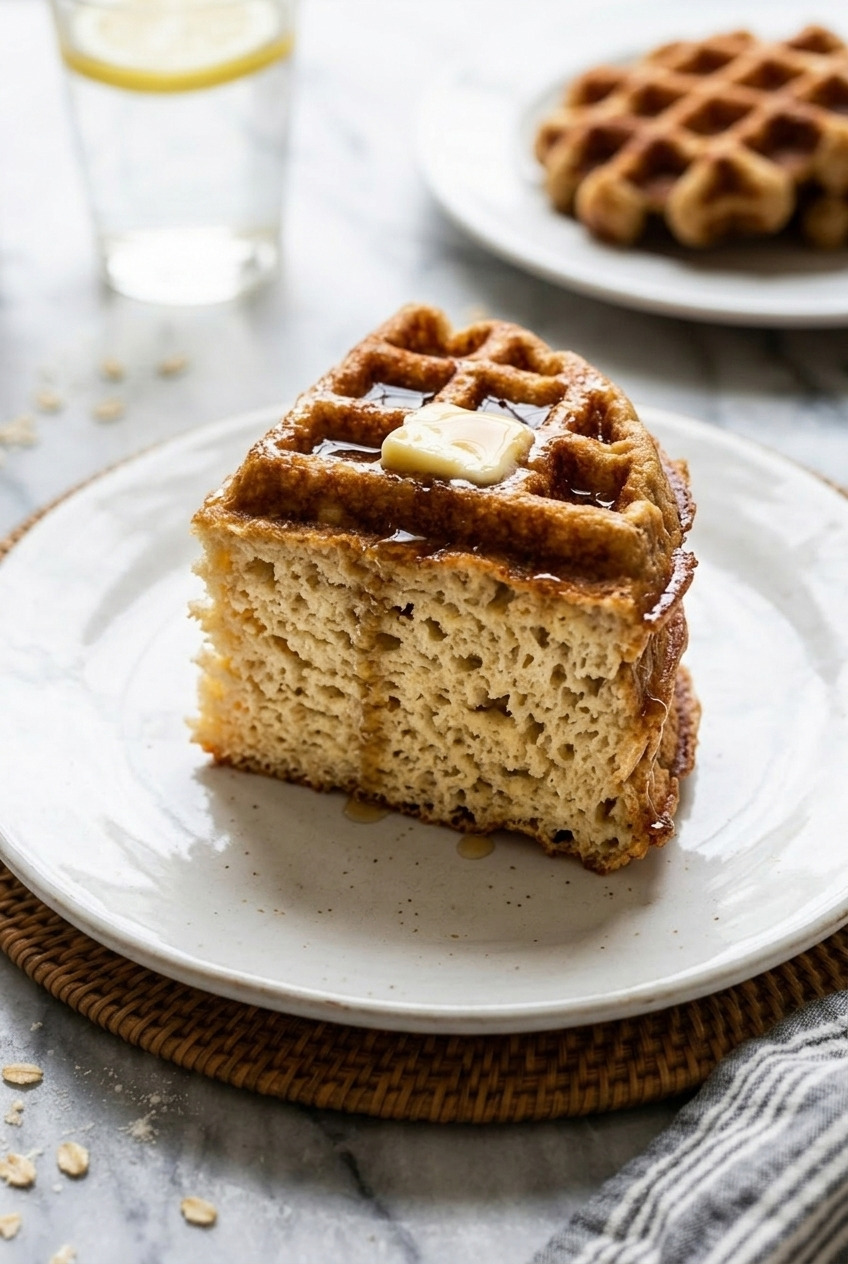 applesauce waffles cross section