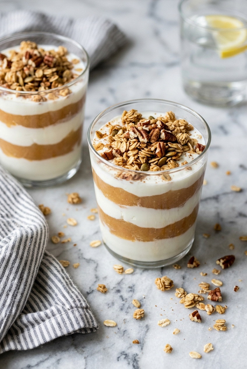 applesauce yogurt parfait