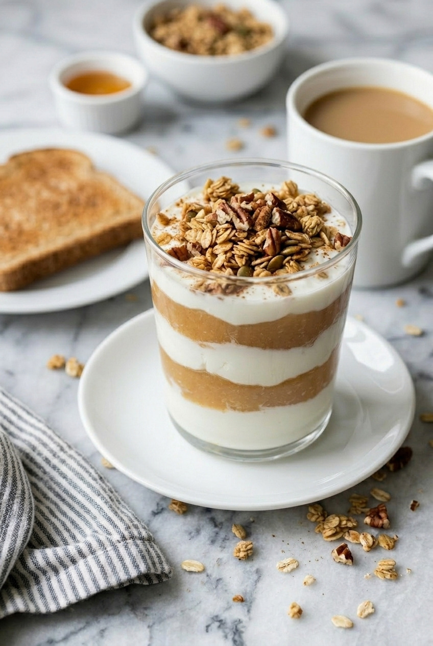 applesauce yogurt parfait complete meal