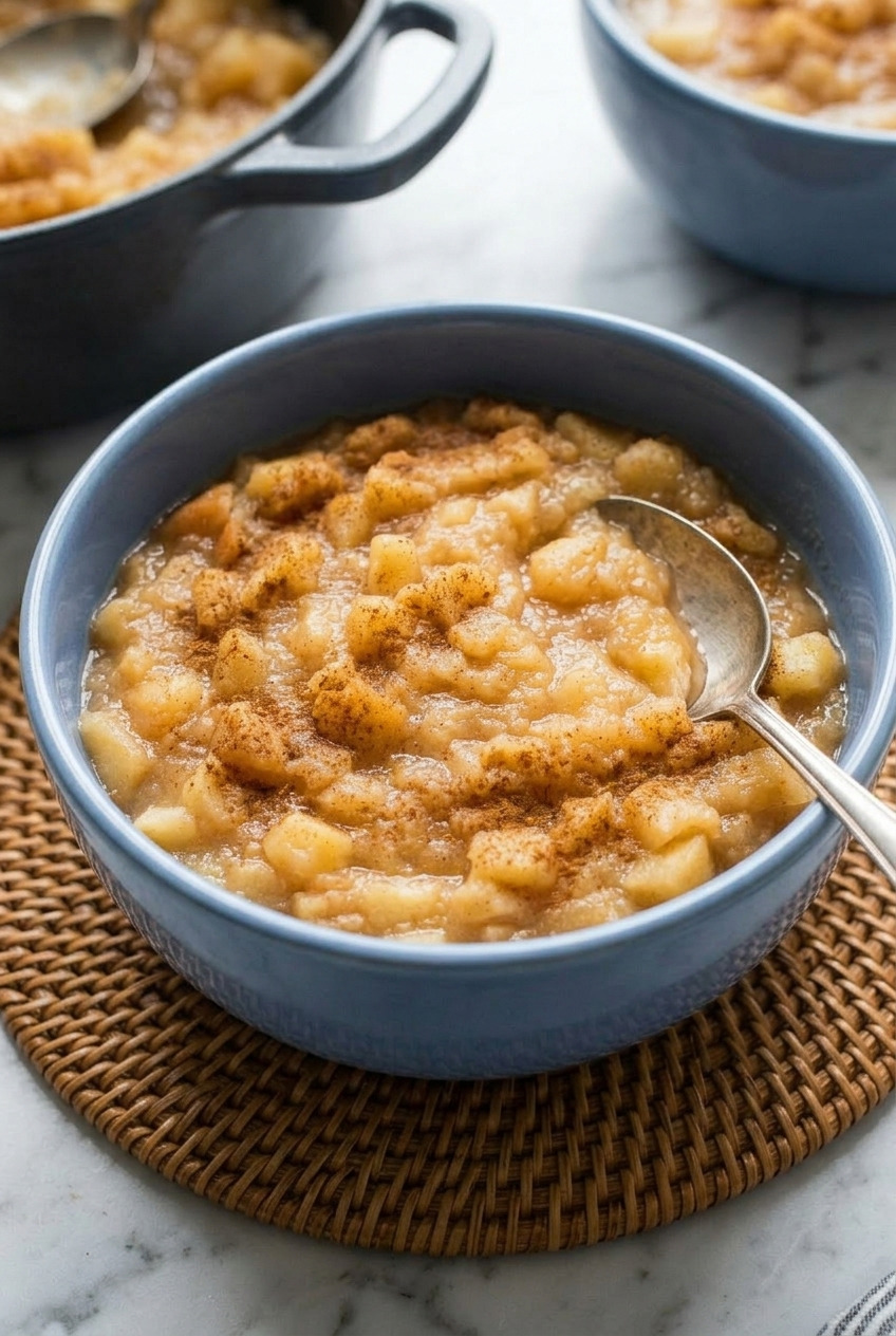 homemade applesauce recipe served