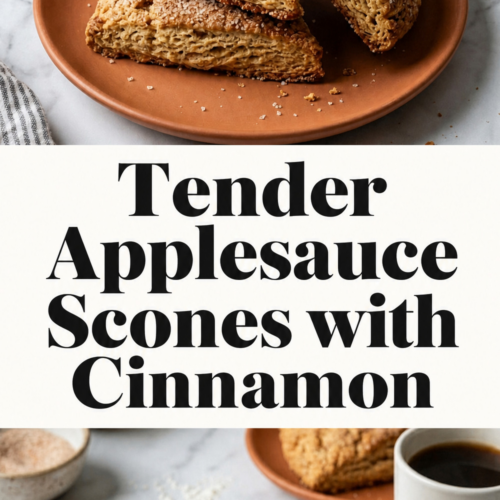 applesauce scones with cinnamon