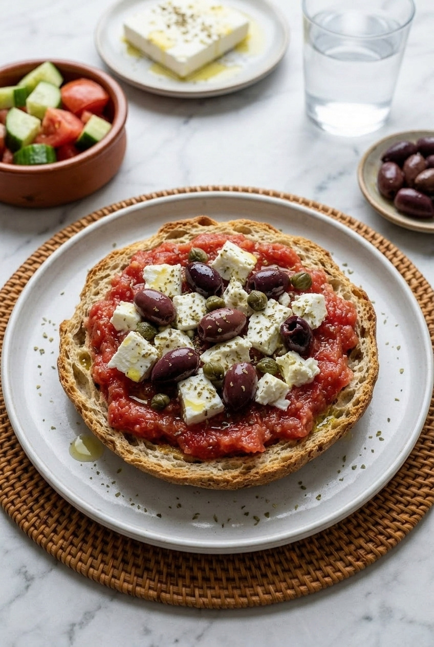 dakos cretan salad complete meal