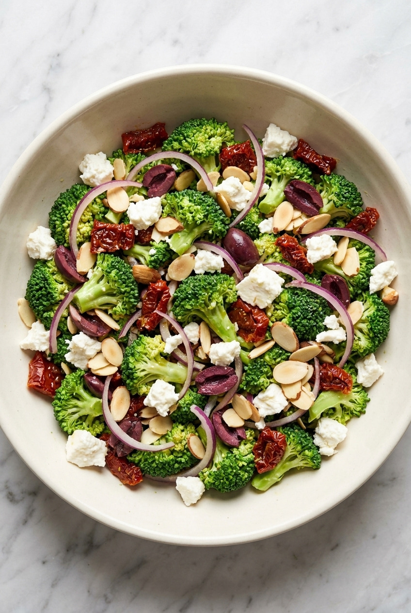 greek broccoli salad