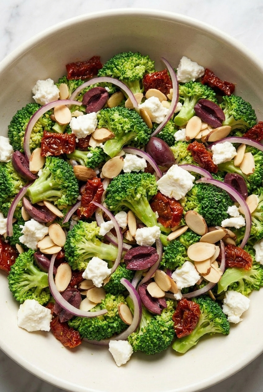 greek broccoli salad complete meal