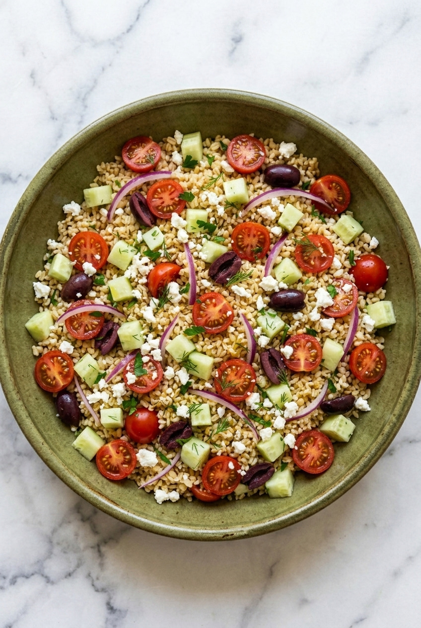 greek bulgur salad