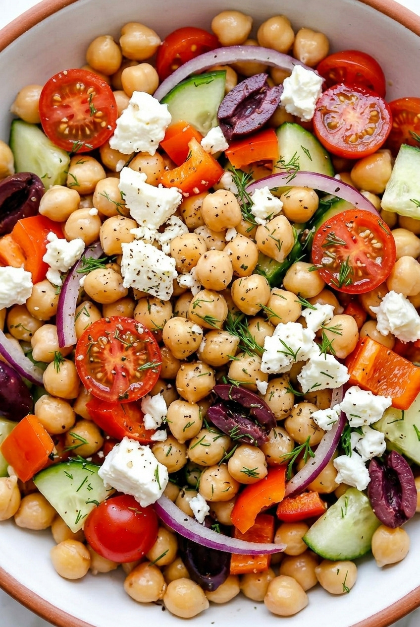 greek chickpea salad