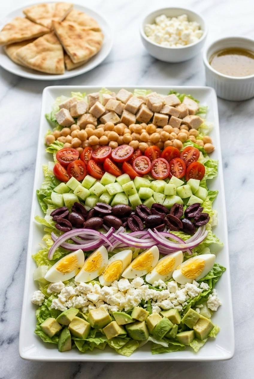 greek cobb salad complete meal