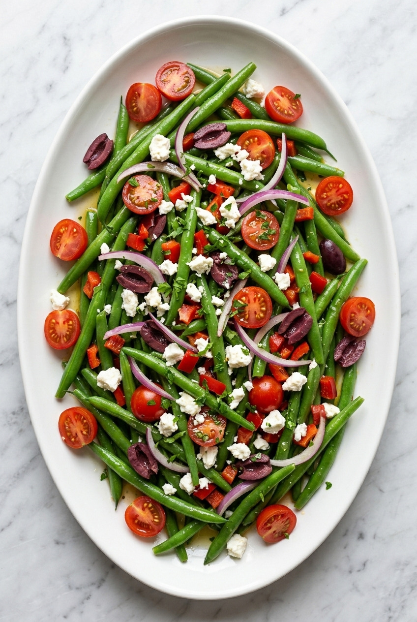 greek green bean salad