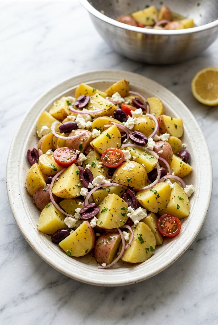 greek potato salad