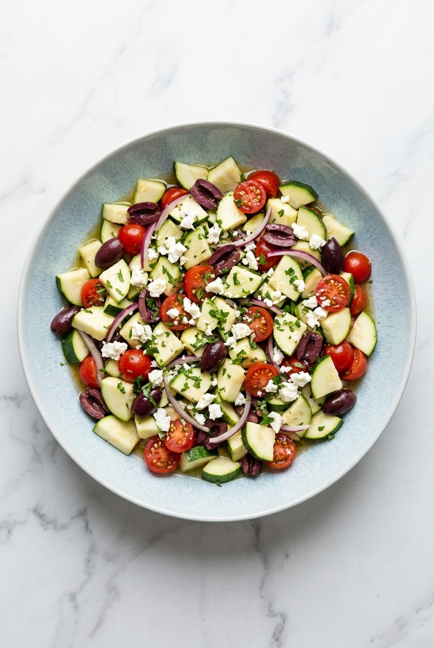 greek zucchini salad