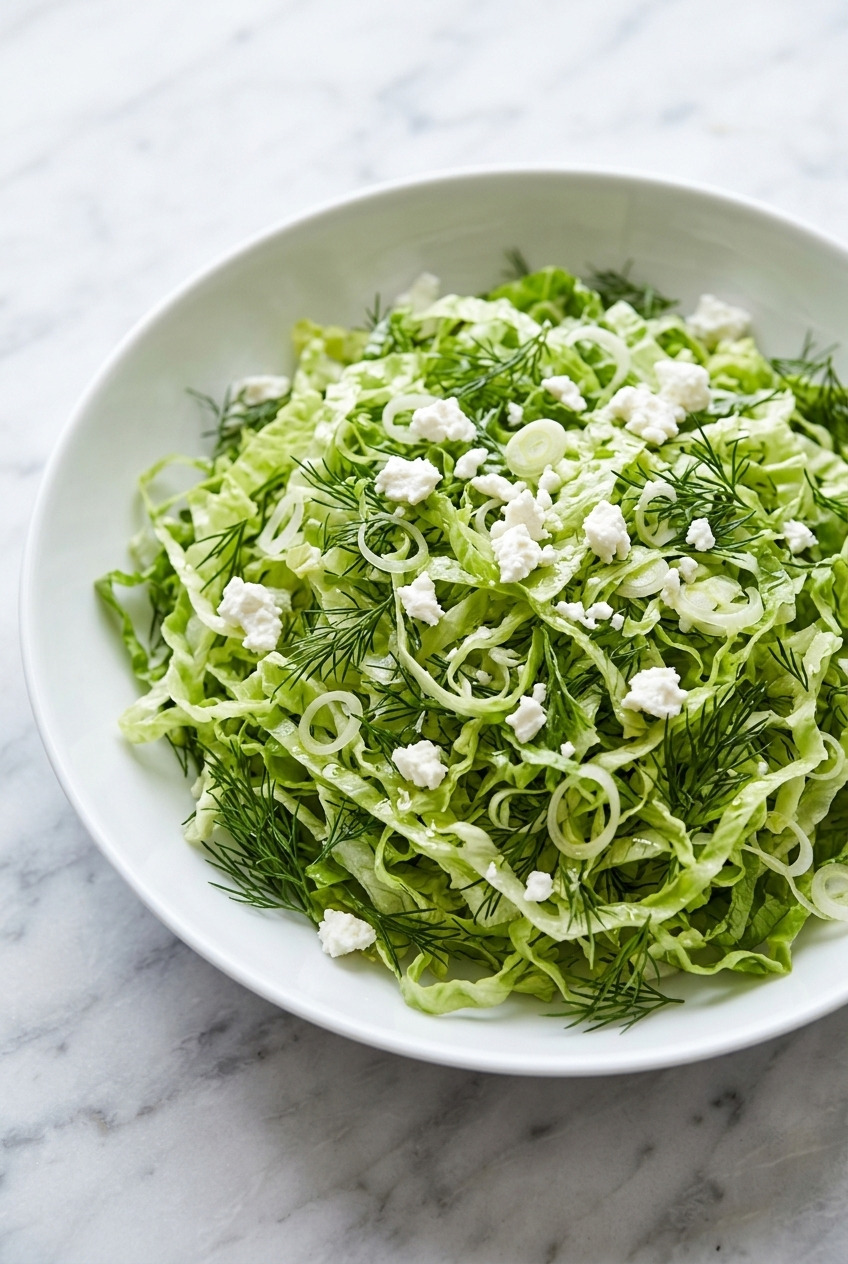 maroulosalata greek lettuce salad