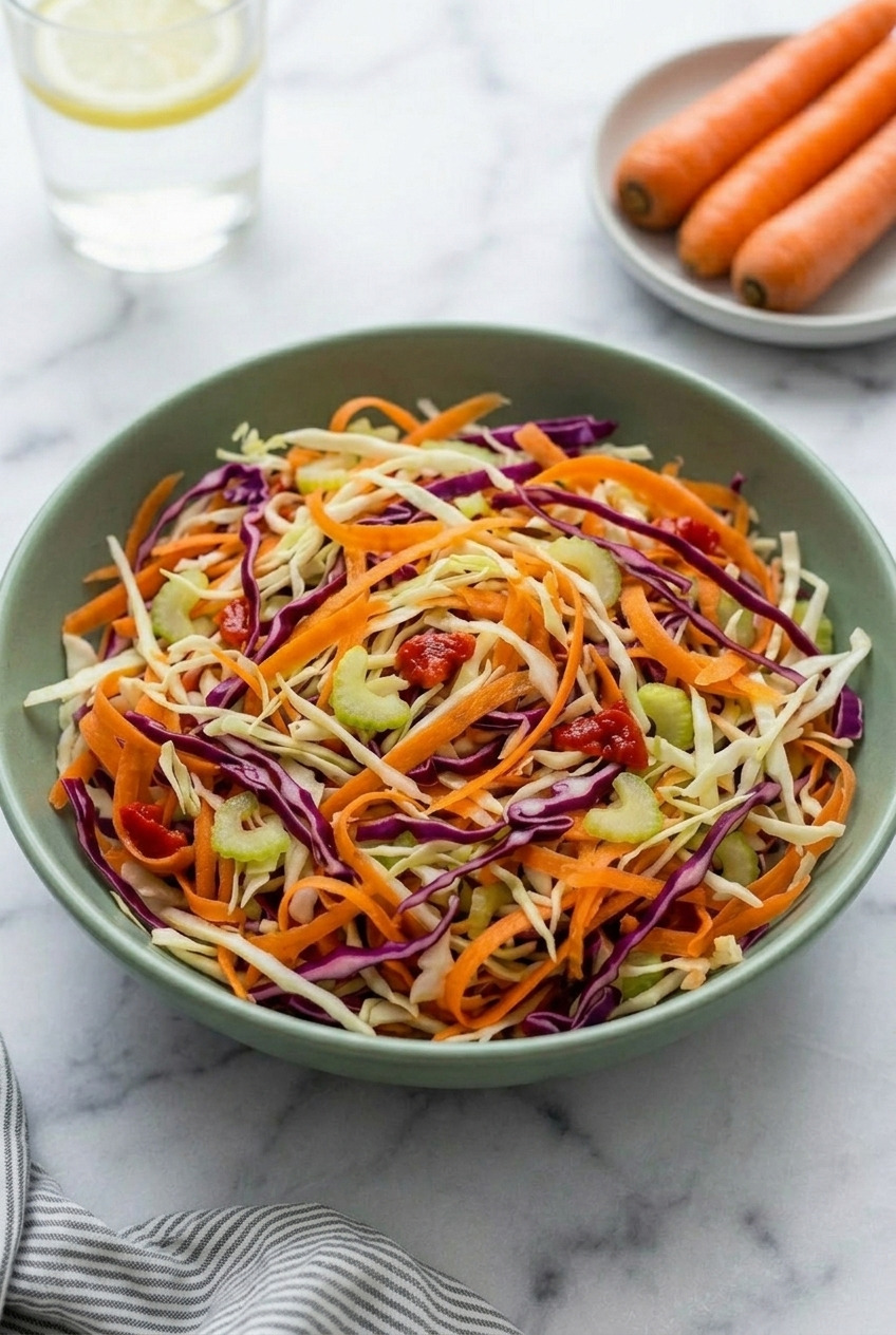 politiki greek cabbage salad dinner scene
