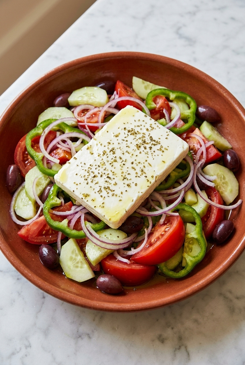 traditional greek salad