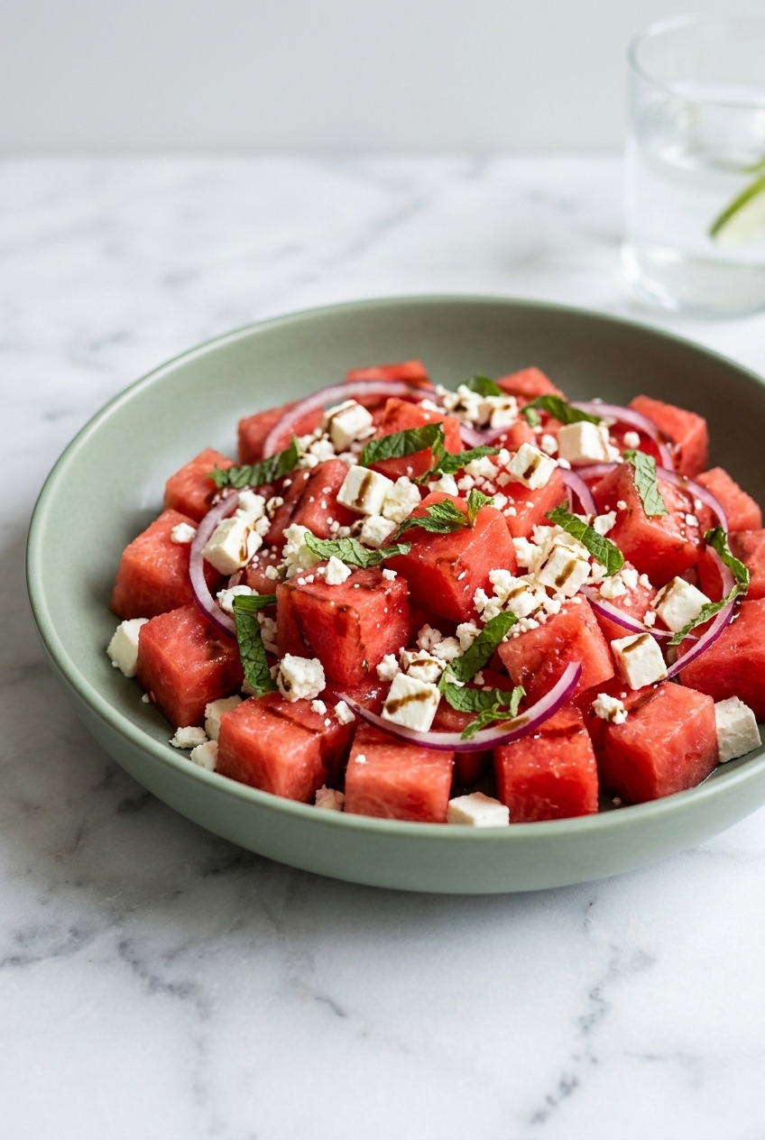 watermelon feta salad