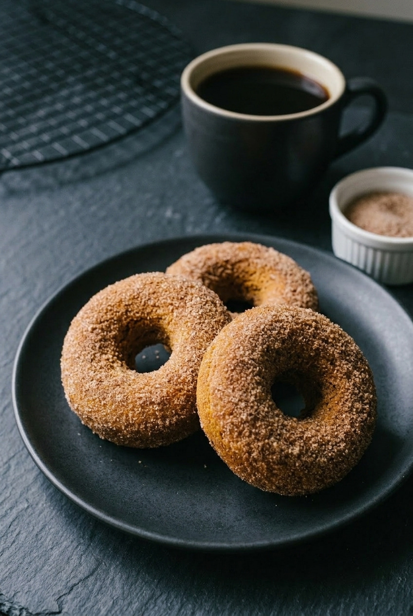 baked pumpkin donuts complete meal