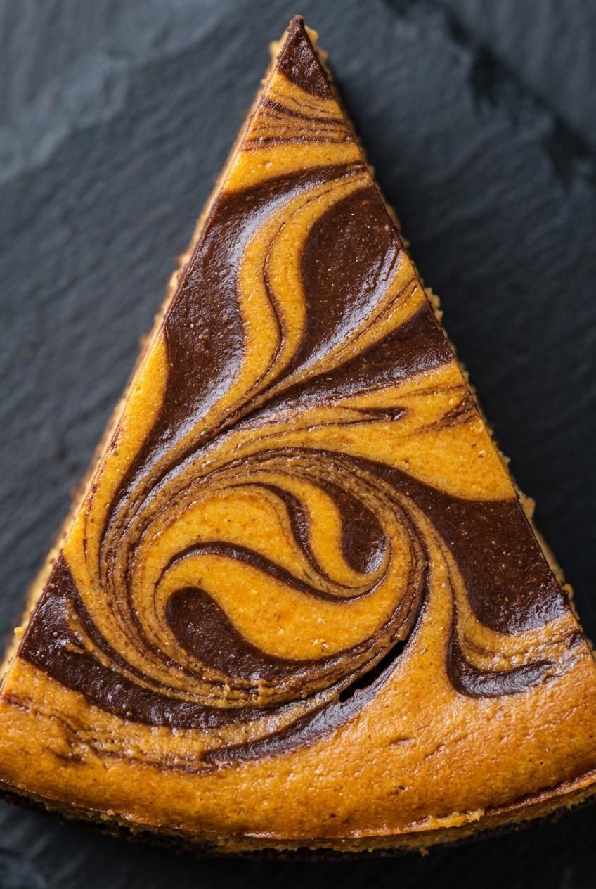 chocolate pumpkin cheesecake