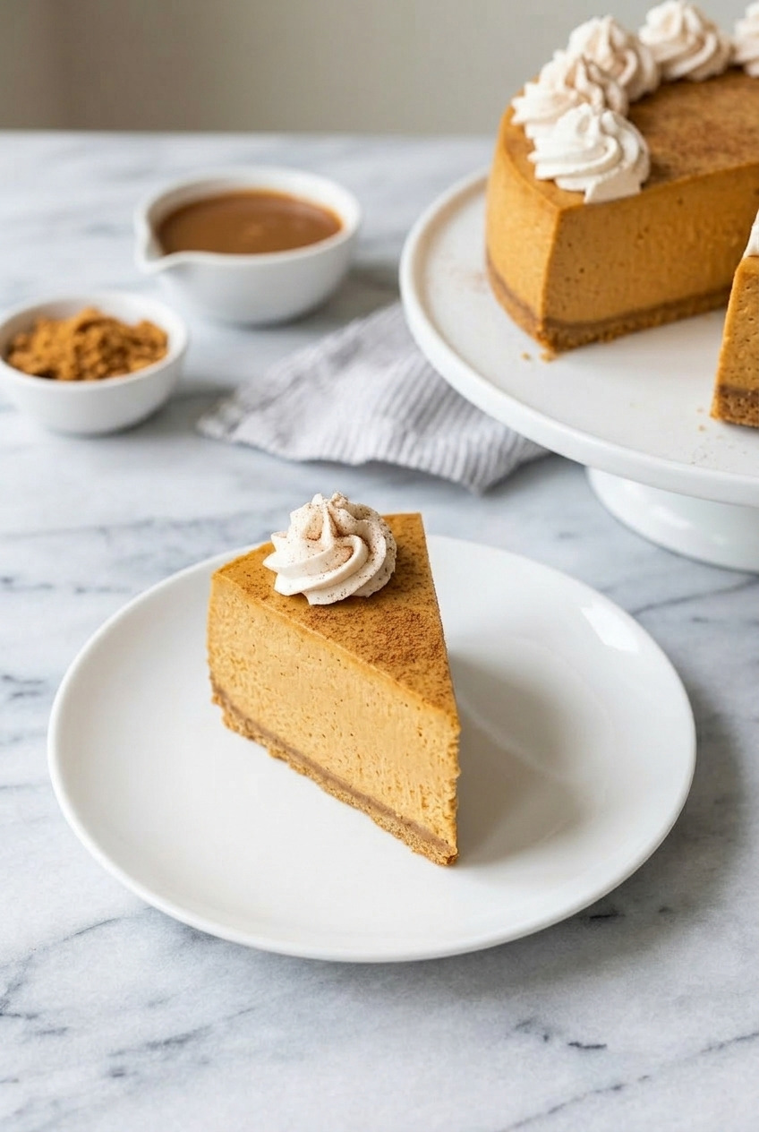 classic pumpkin cheesecake complete meal