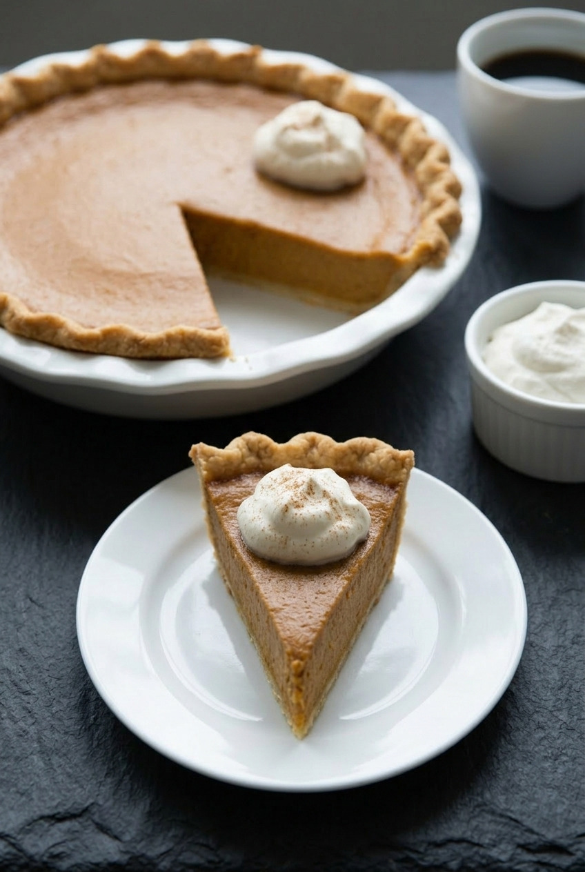 classic pumpkin pie complete meal