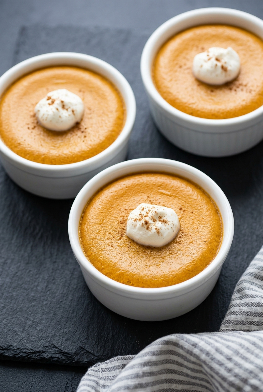 crustless pumpkin custard
